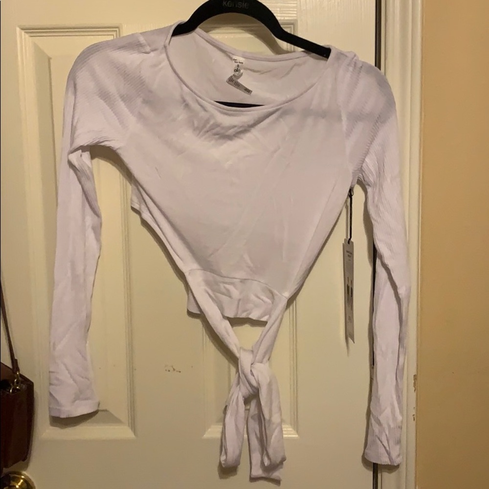 Alo yoga long sleeve crop top NWT